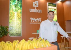 Uniban from Colombia had a busy show with many customers interested in buying bananas says Koen Stes. 